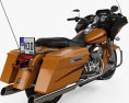 Harley-Davidson FLTR Road Glide 2010 3D模型 后视图