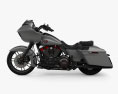 Harley-Davidson CVO Road Glide 2021 Modèle 3d vue de côté