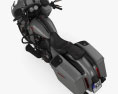 Harley-Davidson CVO Road Glide 2021 3D-Modell Draufsicht
