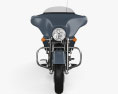 Harley-Davidson Street Glide 2010 Modello 3D vista frontale