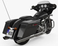 Harley-Davidson Street Glide 2011 3d model back view