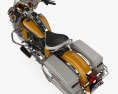 Harley Davidson Electra Glide Highway King 2024 3D 모델  top view