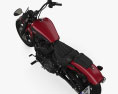 Harley-Davidson Street Bob 114 2024 3D-Modell Draufsicht