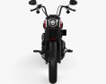 Harley-Davidson Street Bob 114 2024 3D模型 正面图