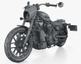 Harley-Davidson Nightster Special 2023 3D-Modell wire render