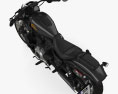 Harley-Davidson Nightster Special 2023 3D-Modell Draufsicht