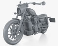 Harley-Davidson Nightster Special 2023 3D-Modell clay render