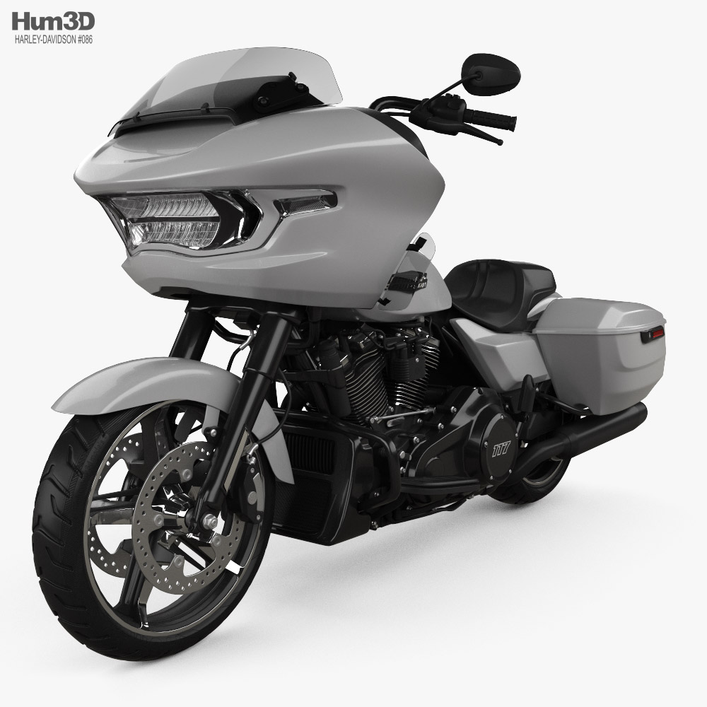 Harley-Davidson Road Glide 2024 3D模型