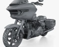 Harley-Davidson Road Glide 2024 3D 모델  wire render