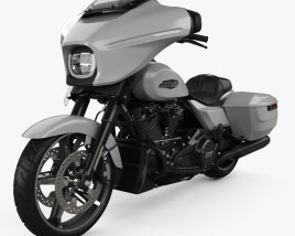 Harley-Davidson Street Glide 2024 3Dモデル