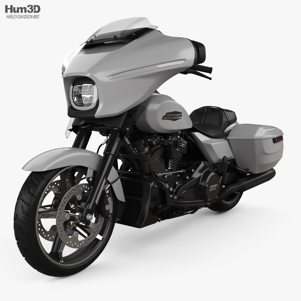 Harley-Davidson Street Glide 2024 3D model