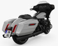 Harley-Davidson Street Glide 2024 Modèle 3d vue arrière