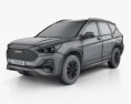 Haval M6 2022 3Dモデル wire render