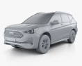 Haval M6 2022 3D-Modell clay render