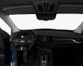 Haval F7 with HQ interior 2021 3d model dashboard