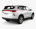Haval H6 Ultra 2021 3D 모델  back view