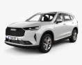 Haval H6 with HQ interior 2023 3d model