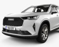 Haval H6 with HQ interior 2023 3d model