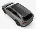 Haval XY 2023 3d model top view