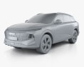 Haval XY 2023 3D-Modell clay render