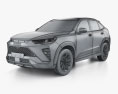 Haval H6 S 2024 3D-Modell wire render