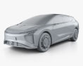 HiPhi 1 2022 Modello 3D clay render