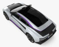 HiPhi Z 2024 3D模型 顶视图