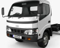 Hino Dutro Standard Cab Chassis 2011 3D-Modell