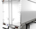 Hino 195 混合動力 箱式卡车 2013 3D模型