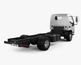 Hino 300-616 底盘驾驶室卡车 2011 3D模型 后视图