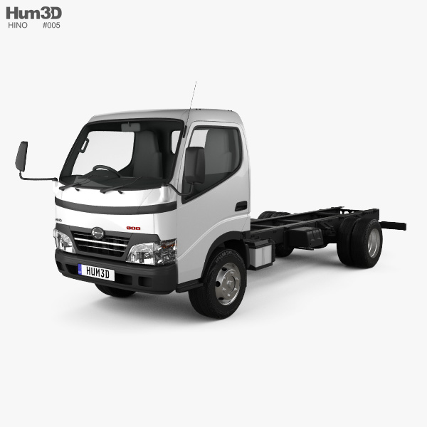 Hino 300-616 Chassis Truck 2011 3D model