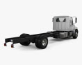 Hino 268 A 底盘驾驶室卡车 2015 3D模型 后视图