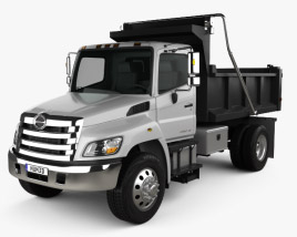 Hino 338 Dump Truck 2015 3D model