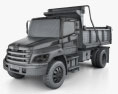 Hino 338 Dump Truck 2015 3d model wire render