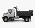 Hino 338 Dump Truck 2015 3d model side view