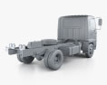 Hino 500 FC (1018) Chassis Truck 2015 3d model