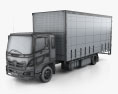Hino 500 FD (1027) Load Ace Box Truck 2015 3d model wire render
