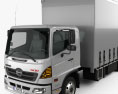 Hino 500 FD (1027) Load Ace Box Truck 2015 3d model