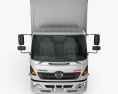 Hino 500 FD (1027) Load Ace 箱式卡车 2015 3D模型 正面图