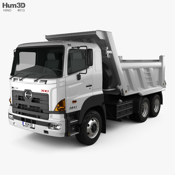 Hino 700 (2841) Tipper Truck 2015 3D model