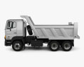 Hino 700 (2841) Tipper Truck 2009 3d model side view
