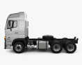 Hino 700 (2845) 트랙터 트럭 2015 3D 모델  side view