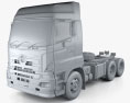 Hino 700 (2845) Tractor Truck 2015 3d model clay render