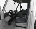 Hino 195 Chassis Truck with HQ interior 2016 3d model seats