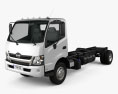 Hino 195 底盘驾驶室卡车 2016 3D模型