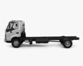 Hino 195 Chassis Truck 2016 3d model side view