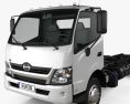 Hino 195 섀시 트럭 2016 3D 모델 