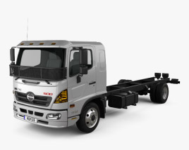 Hino 500 FD (11242) Camion Châssis 2016 Modèle 3D