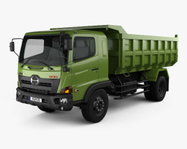 Hino 500 FG Camion Benne 2016 Modèle 3D