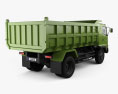 Hino 500 FG 自卸式卡车 2020 3D模型 后视图